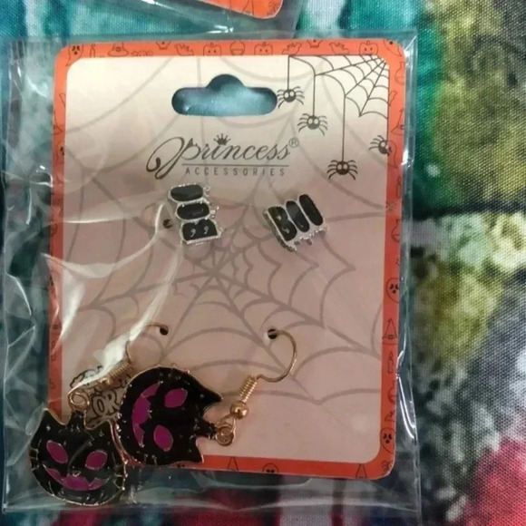 Halloween lot earrings and keychain/clip - Picture 4 of 5